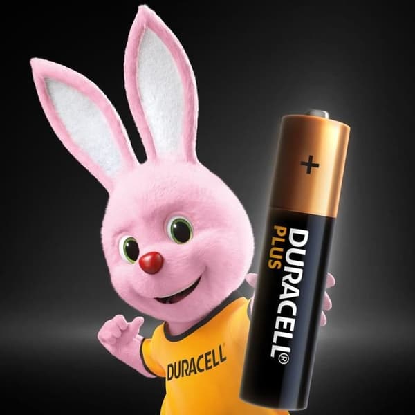 Duracell Plus AAA alkaliska batterier, 1,5V LR03 MN2400, 12 st