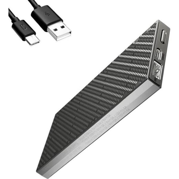 Externt batteri Nitecore NB10000 - 10000 mAh - 1 USB A-port &amp; 1 USB C-port Grå