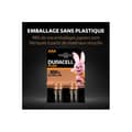 Miniatyrbild 6 av 6: 4 DURACELL 100% Plus LR03/AAA (1,5V) alkaliska batterier