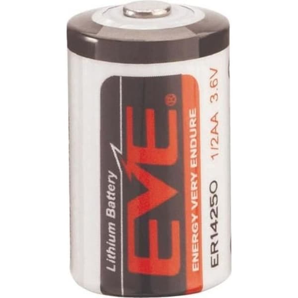 Batteri 1/2AA litium 3,6V 1200 mAh Eve