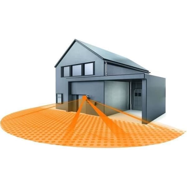 STEINEL Infraröd rörelsedetektor IS 180-2 180° intervall 12m IP54 - Svart