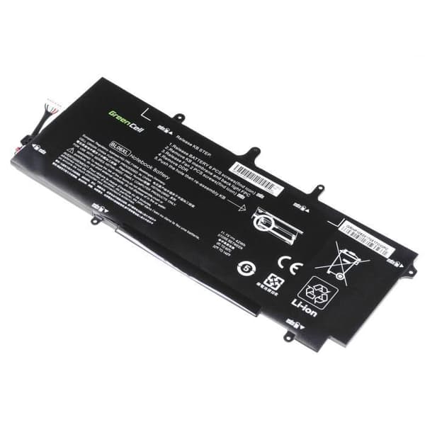 Gröncellsbatteri HP BL06XL 722297-001 722297-005 722236-2C1 HSTNN-DB5D HSTNN-W02C för HP EliteBook Folio 1040 G1 1040 G2 3100mAh
