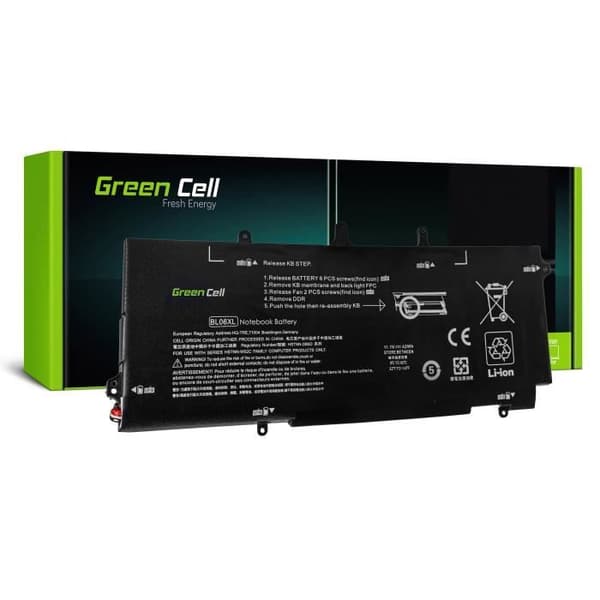 Gröncellsbatteri HP BL06XL 722297-001 722297-005 722236-2C1 HSTNN-DB5D HSTNN-W02C för HP EliteBook Folio 1040 G1 1040 G2 3100mAh