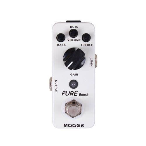 MOOER Pure Boost - HIFI-FÖRSTÄRKARE - Boosterpedal 20 dB - EQ 2 band