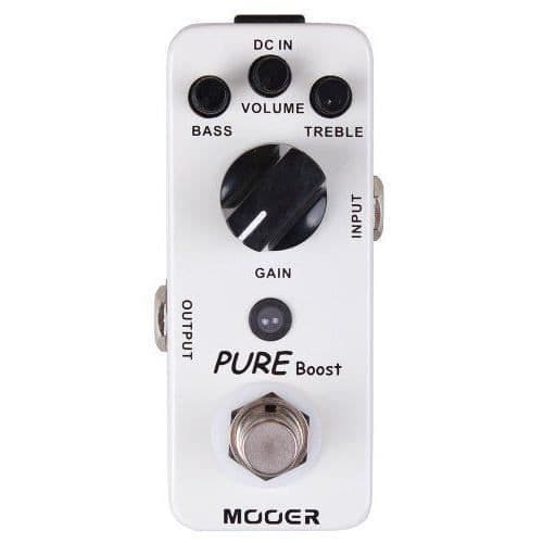MOOER Pure Boost - HIFI-FÖRSTÄRKARE - Boosterpedal 20 dB - EQ 2 band