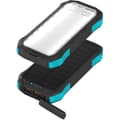 Miniatyrbild 1 av 4: Lamax Journey Bärbar solcells-laddare för utomhusbruk 12 000 mAh med 2 USB-A-portar och 1 USB-C-port, 18 LED, solpanel, vattentät