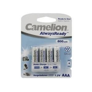 NiMH AAA-R03 1,2V-800mAh (4-kort) "ALLTID READY"