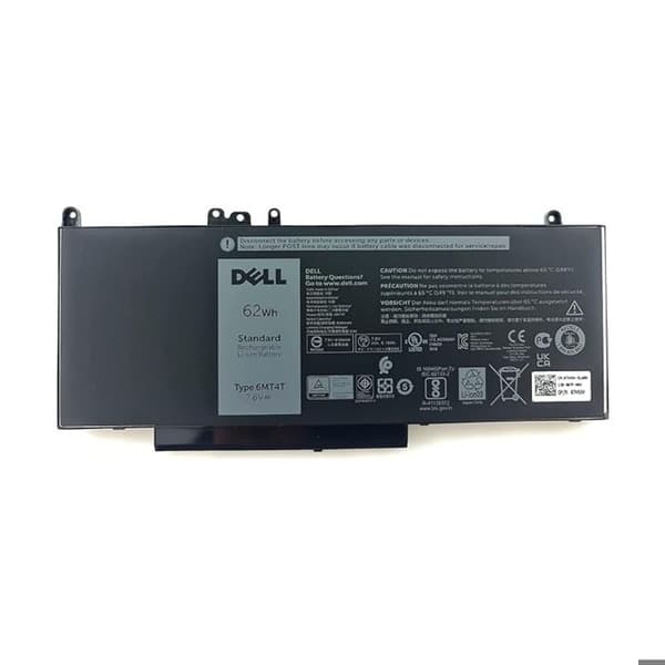 Litiumjonbatteri - DELL - 451-BBUQ - 62 Wh - Uppladdningsbart - Kompatibel med bärbar dator