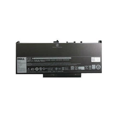 4-cells 55WHr litiumjonbatteri för Dell - Kapacitet 5200 mAh