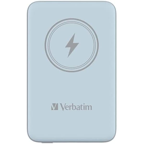 Power Bank - VERBATIM - Charge 'n' Go - 10000 mAh - Trådlös - Blå Blå