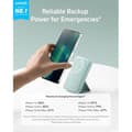 Miniatyrbild 2 av 4: Anker 622 MagGo Extern Batteri Magnetisk Trådlös 5000 mAh Fällbar med USB-C för iPhone 14/13/12, Jadegrön