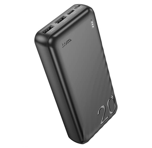 Hoco J123A Powerbank 20 000 mAh Sort