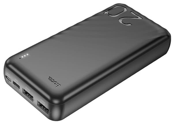 Hoco J123A Powerbank 20 000 mAh Sort