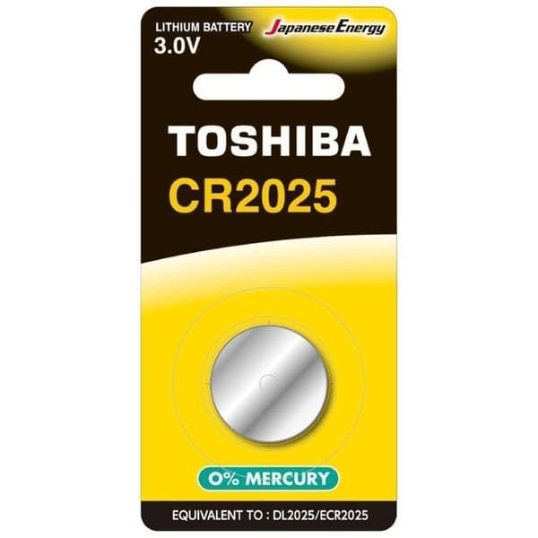 Batteri Toshiba cr2025/ 3v