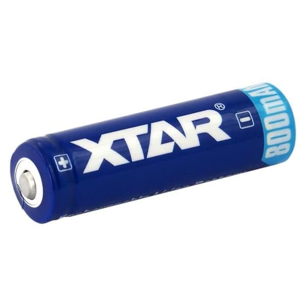 Accu 14500 XTAR - AA - R6 - Blister med 1 - Litium 3,7V - 800mAh - Med skydd