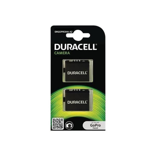 Duracell 1160 mAh Li-Ion kamerabatteri (2-pack) för GoPro HERO4 - Lithium Ion Technology