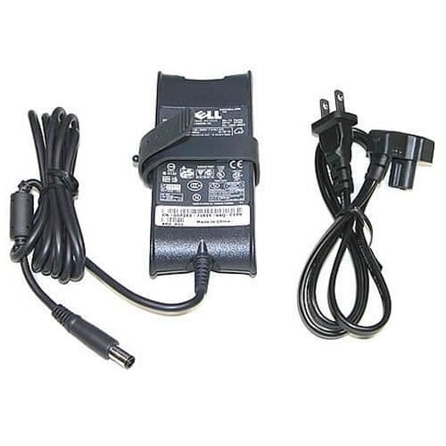 Strömadapter och inomhusväxelriktare - DELL - HN662 - 65 W - 19,5 V - Svart Svart
