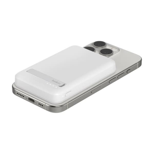 Trådlös power bank - Belkin - BoostCharge Pro - 8000 mAh - Qi2 - 15 Watt