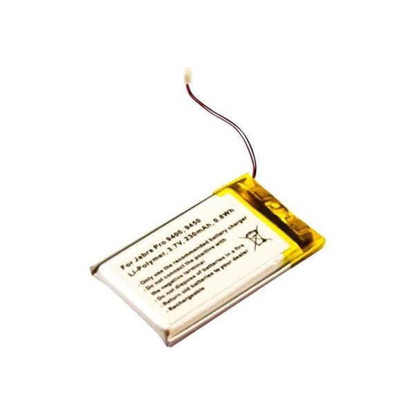 MicroBattery 230mAh Li-pol headsetbatteri för Jabra PRO 9450, 9460, 9465, 9470