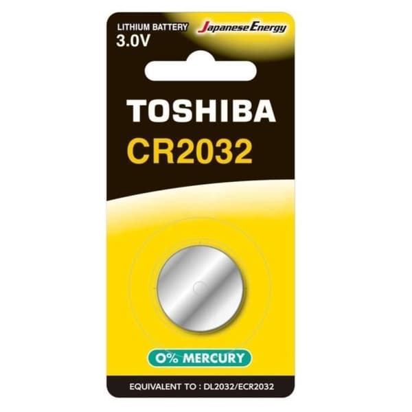 TOSHIBA CR2032 BATTERI - PACK MED 1 CR2032 BP-1C