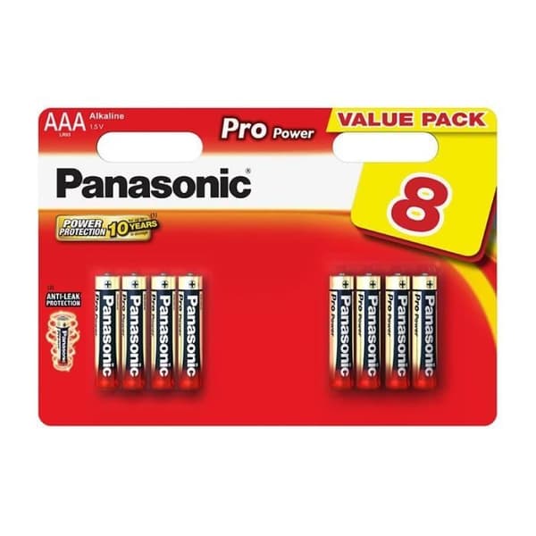 8 Pro Power LR03-batterier