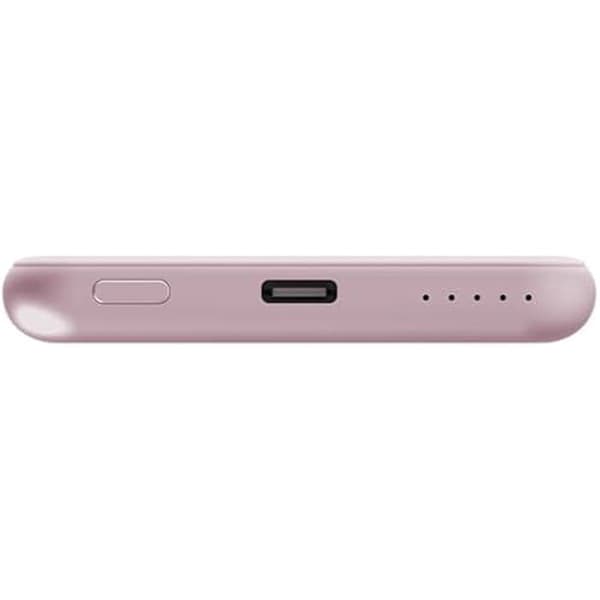 Charge 'n' Go Magnetic Wireless Power Bank 5000 Rosa