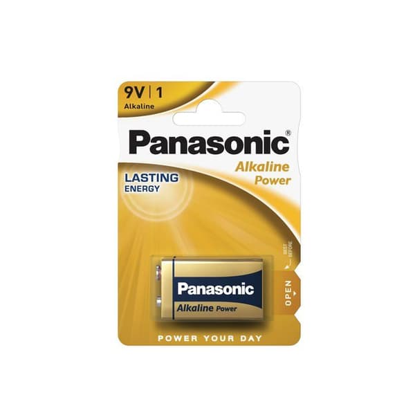 Panasonic ALR61B1-APB Batterier Alkaline.9v Bronze PK1.