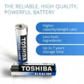 Miniatyrbild 2 av 3: Batterier AA LR6 TOSHIBA 40-pack