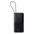 Miniatyrbild 1 av 6: Batteri 20 000 mAh, 20 W, inbyggd C-typ kabel - Baseus Bipow 2 (P10077101113113-01) - Svart
