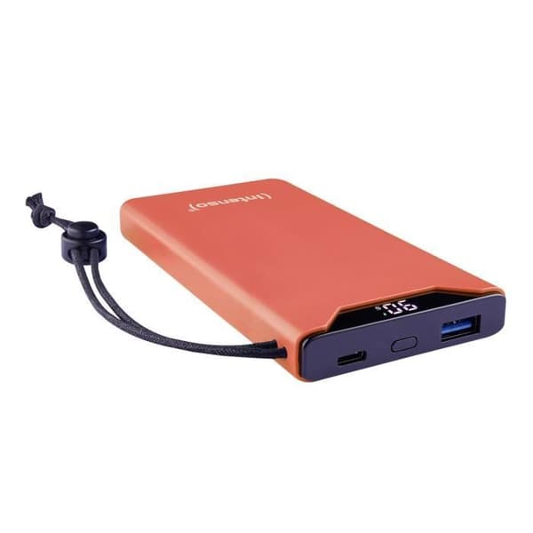 Intenso Power Bank F10000 10000mAh 20W Snabbladdning USB-A/C Orange