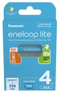 Miniatyrbillede 1 af 3: PANASONIC ENELOOP LITE AAA 550mAh 4 szt