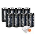 Miniatyrbillede 1 af 2: Genopladeligt C-batteri, 12V NI-MH, 4000mAh, 8 stk C-batteri