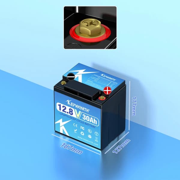 12v 30ah lifepo4 batteri, Perfekt BMS Support, Serie- og Parallelforbindelse, 12V 30AH