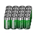 Miniatyrbillede 1 af 2: Genopladeligt C-størrelse batteri, USB-genopladeligt, Lithium-teknologi, 16 stk C-størrelse batteri