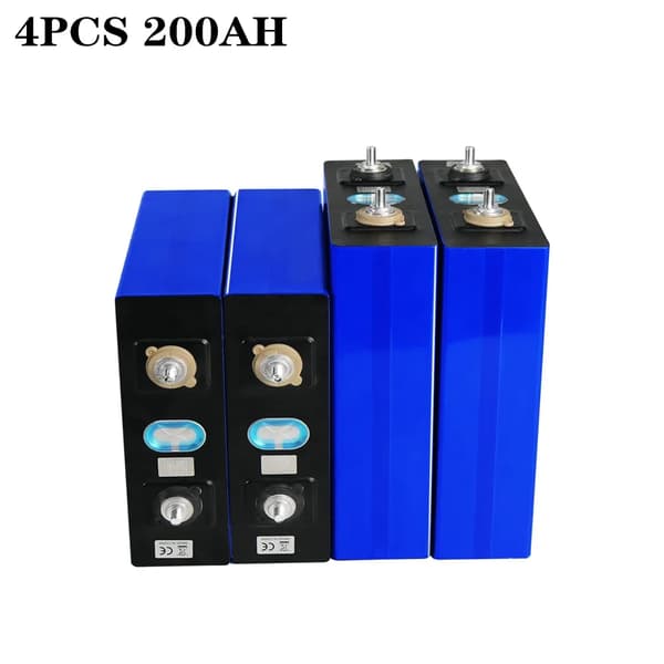 Lifepo4 Batteripakke, 300AH-320AH Kapacitet, 6000 Cyklus Liv,4 stykker 200AH