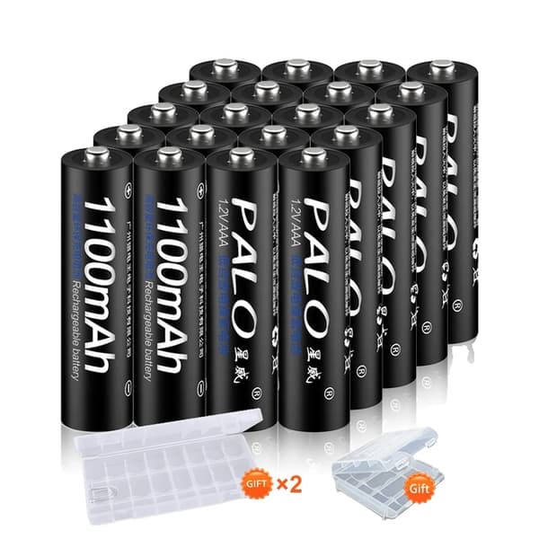 Uudelleenladattava AAA-paristo, 12V 1100mAh kapasiteetti, ihanteellinen leluihin ja kaukosäätimiin., 12V, 20 kpl