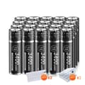 Miniatyrbillede 1 af 2: AA Li-Ion Genopladelige Batterier, 3400mWh Høj Kapacitet, CE Certificeret,20 stk., 1,5V