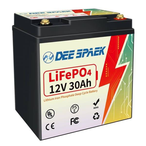 Akkupakkaus, BMS Litiumrauta, Energian varastointi, 12V 30AH