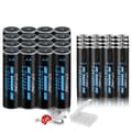 Miniatyrbillede 1 af 2: Genopladelige AA- og AAA-batterier, 3000 mAh batterikapacitet, USB-opladning,16AA-16AAA Batteri