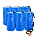 Miniatyrbillede 1 af 2: LiFePO4 Genopladeligt Batteri, 7200mAh Kapacitet, 3.2V Spænding,6 stk