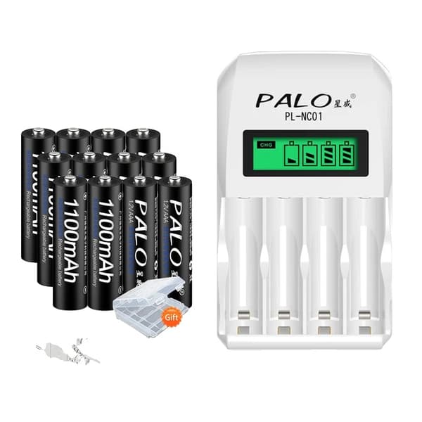 Genopladeligt Batteripakke, Intelligent Oplader, 12V 12mAh Kapacitet, Polen, 12 batteri 1 oplader