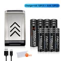 Miniatyrbillede 2 af 2: Genopladelige batterier, lav selvudladning, ideelle til legetøj og tastaturer., 12AA12AAA 1 opladning