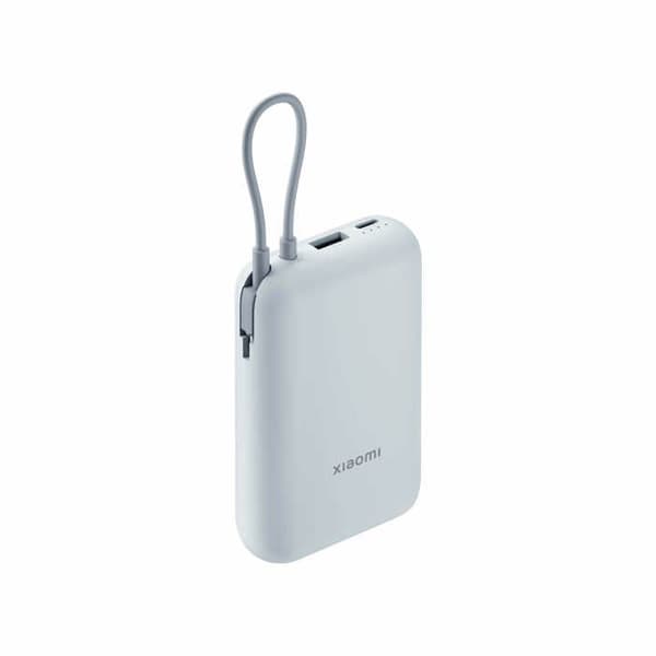 Xiaomi Power Bank 10000mAh (Inbyggd kabel) Pastellblå 10000mAh