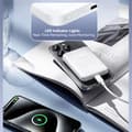 Miniatyrbild 5 av 6: Snabbt laddande extern batteri, 2x Typ-C, 20 W, 5 000 mAh - Vention (FHSL0) - Blå