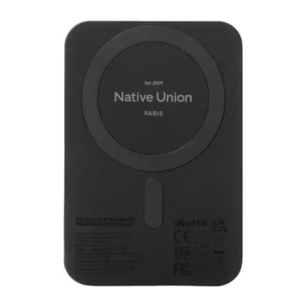 Extern Batteri 5000mAh Magnetisk MagSafe & Qi2 Native Union Grön