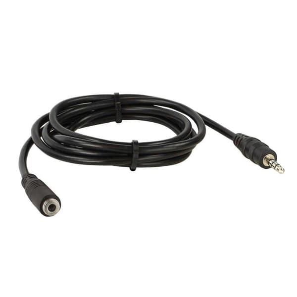 Förlängningskabel jack stereo 4 poler 100 cm