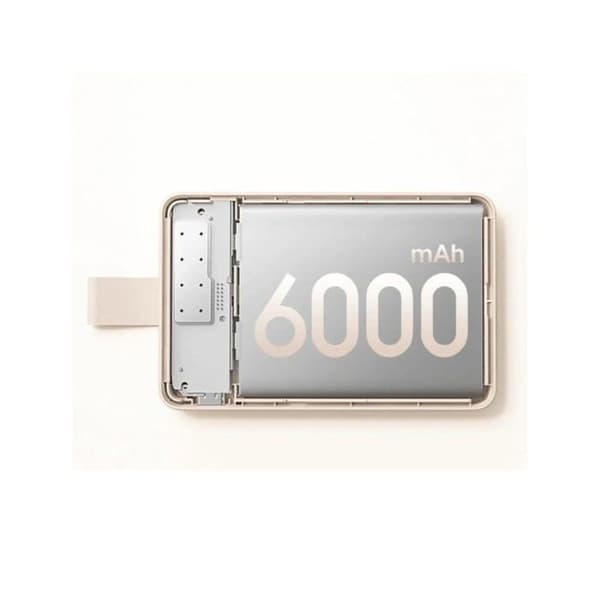 Xiaomi Magnetisk Powerbank 6000mAh 15W Vit