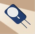 Miniatyrbillede 4 af 4: INF Silikone-etui til iPhone 12 MagSafe trådløs powerbank Blå