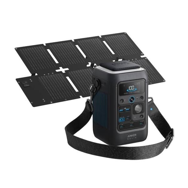 KIT Batteri Anker SOLIX C300X DC med Solpanel 60W