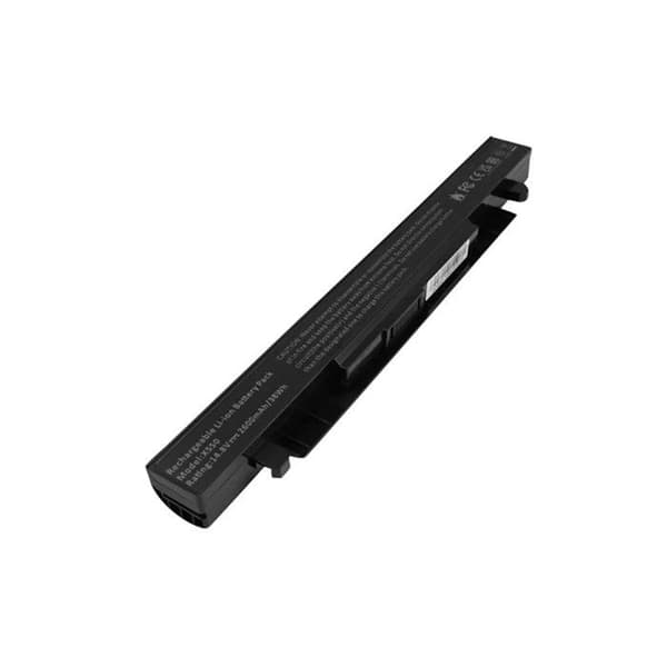 Batteri 14.8V 2600mAh för bärbar dator, kompatibel med Asus A32-X550, svart
